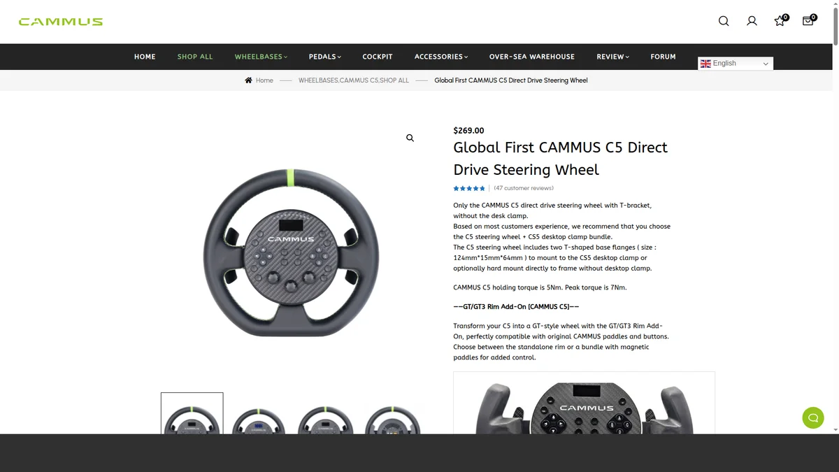 Best sim racing wheel under $300